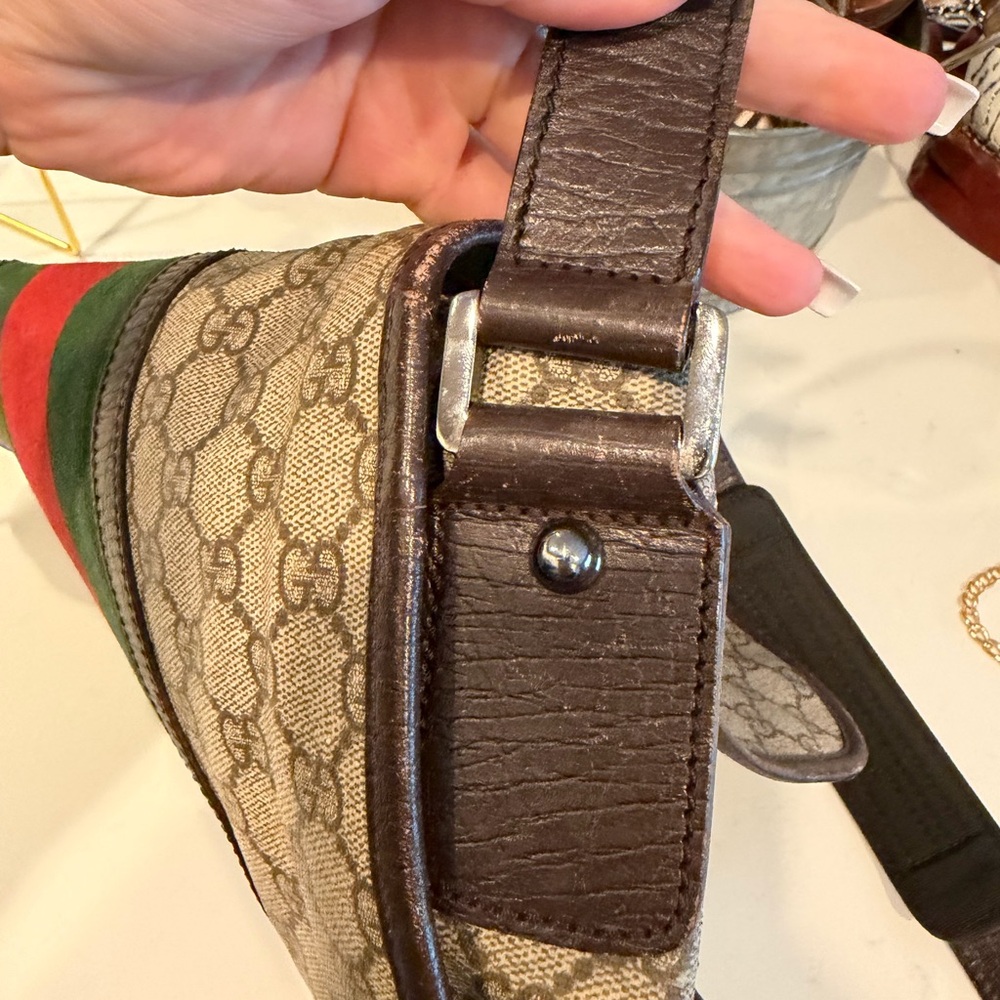 Gucci Beige and Brown Unisex Messenger Bag Authentic Paper! - Picture 8 of 15